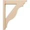Ekena Millwork 6-in W x 26-in D x 32-in H Funston Trad Rough Cedar Woodgrain TimberThane Outlooker, Primed Tan OUTUR060X26X32FST04RCPR - alternate 5